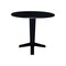 International Concepts 42 in. Solid Wood Round Dual Drop Leaf Dining Pedestal Table - 36.3 in.High in Black K46-42DPT-23B-36 - alternate 6